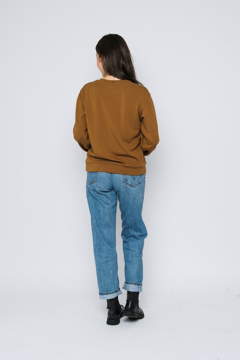 Jenna-Luxe Fleece Crew